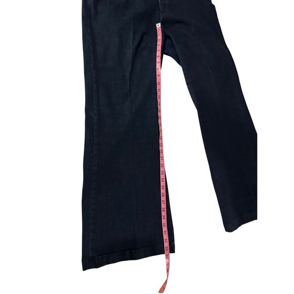 SVOBODA - Wide Leg Dark Blue Denim Jeans - Sz 18 Tall - Picture 10 of 11